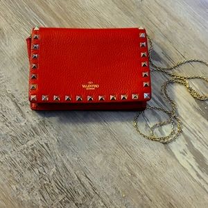 Valentino Vitello Chain clutch bag
